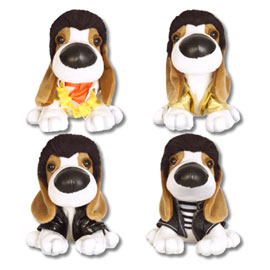 Click here to go to our  imited Edition Elvis Presley Basset Hound Dogs Dressed in costumes from Elvis's Movies, Concert Tours and MORE